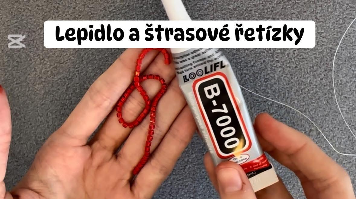 Lepidlo na štrasové řetízky